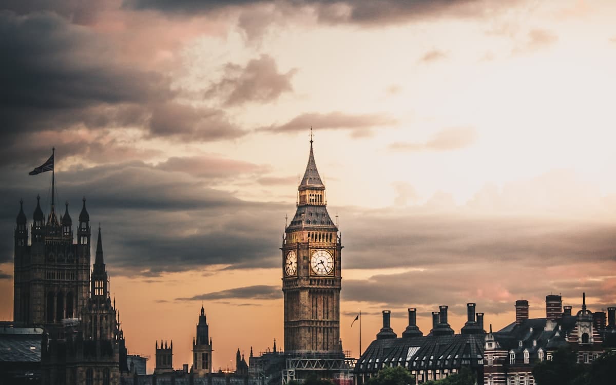 Big Ben and Houses of Parliament in London